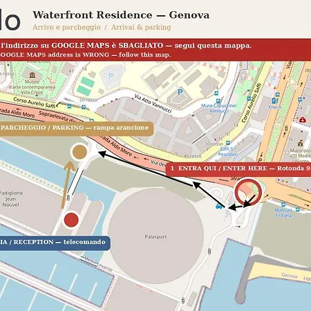 Waterfront Lux, 1br, Ac, Parking, Gym, Wifi By Tilo Διαμέρισμα Γένοβα