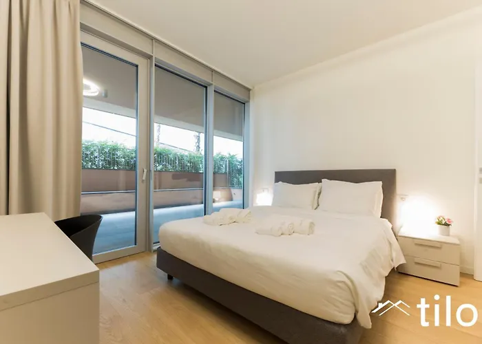 公寓 Waterfront Lux, 1br, Ac, Parking, Gym, Wifi By Tilo 热那亚