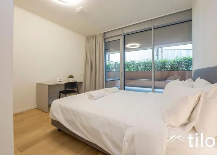 公寓 Waterfront Lux, 1br, Ac, Parking, Gym, Wifi By Tilo *